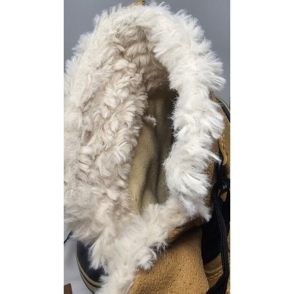Sorel Women’s Size 8 Tivoli Waterproof Duck Fleece Leather Winter Boots Tan - Picture 15 of 16